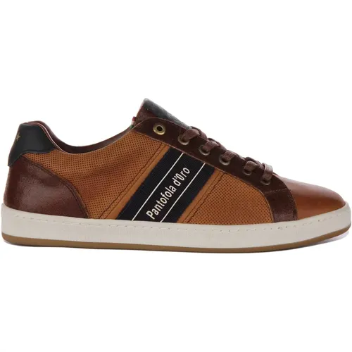 Suede Leather Sneaker Men , male, Sizes: 7 UK, 10 UK, 9 UK - Pantofola D'Oro - Modalova