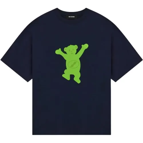 Teddy Logo T-shirt Polo , male, Sizes: S, L - We11Done - Modalova