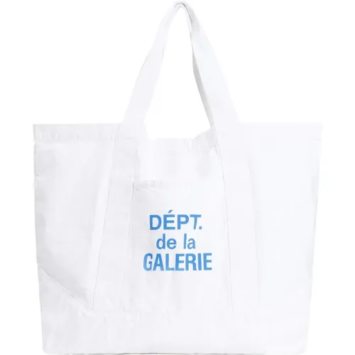 Weiße Baumwoll Shopper Tasche - Gallery Dept. - Modalova