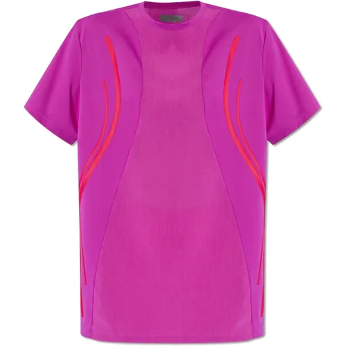 Trainings-T-Shirt mit Logo , Damen, Größe: XS - adidas by stella mccartney - Modalova