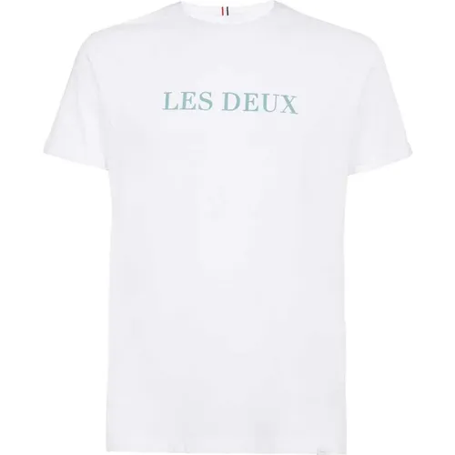 Baumwoll-Logo-T-Shirt Les Deux - Les Deux - Modalova