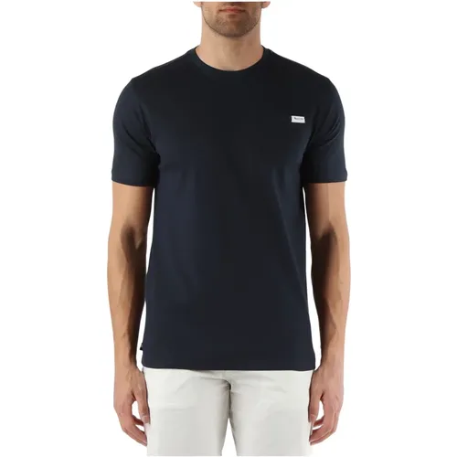Active Pocket Cotton T-shirt , male, Sizes: XL, M, 2XL, S - Aquascutum - Modalova