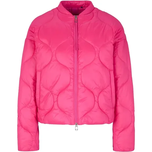 Kurze rosa gesteppte Jacke mit Wellenmuster , Damen, Größe: M - Joop! - Modalova