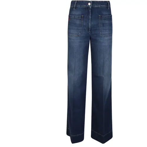 Dunkle Vintage-Waschung Alina Jeans , Damen, Größe: W25 - Victoria Beckham - Modalova