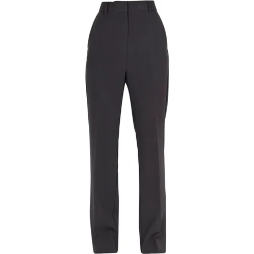 Wide gabardine pants with straight leg , female, Sizes: XS, 2XS, M, S, L - Ottod'Ame - Modalova