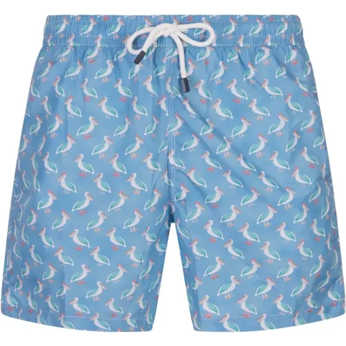 Blue Pelican Swim Shorts , male, Sizes: 2XL - Fedeli - Modalova