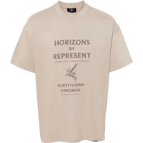 Horizons T-Shirt , male, Sizes: XL, XS, L, S - Represent - Modalova