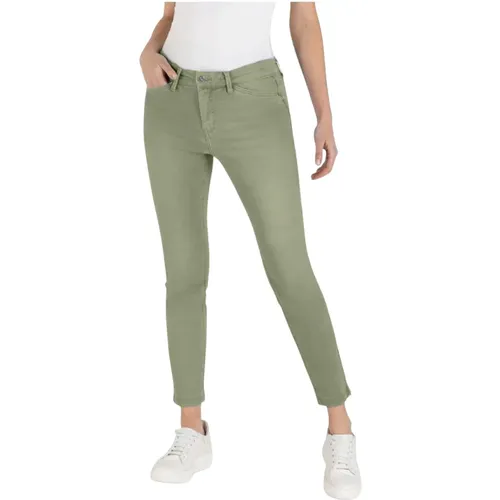 Cropped Skinny Straight-Leg Jeans Light Army , Damen, Größe: 2XL - MAC - Modalova