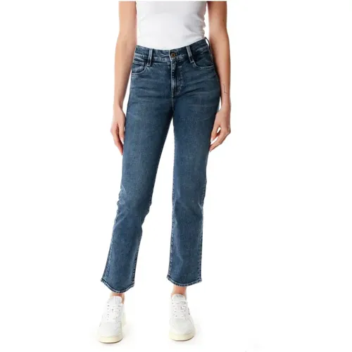 High Waist Straight Fit Jeans , Damen, Größe: W26 L32 - G-Star - Modalova
