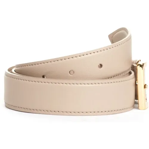 Square Gold Buckle Belt , female, Sizes: 85 CM, 95 CM, 90 CM - Orciani - Modalova