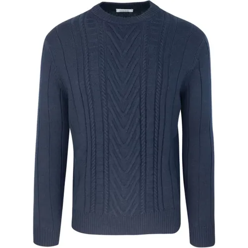 Crew Neck Sweater Wool , male, Sizes: L, S, XL - Paolo Pecora - Modalova