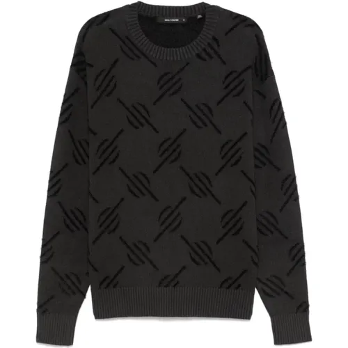 Monogram Jacquard Knit Sweater , male, Sizes: L, S, M - Daily Paper - Modalova