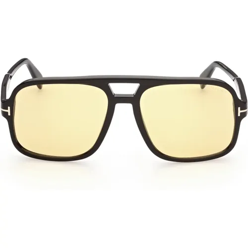 Falconer Sonnenbrille , Herren, Größe: 60 MM - Tom Ford - Modalova
