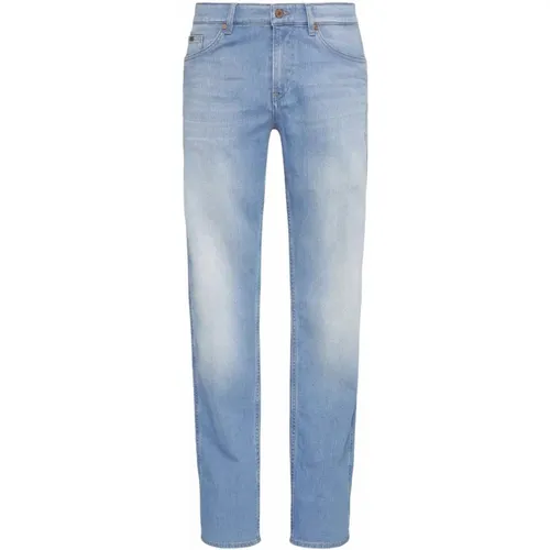 Schmal geschnittene Jeans , Herren, Größe: W40 - Hugo Boss - Modalova