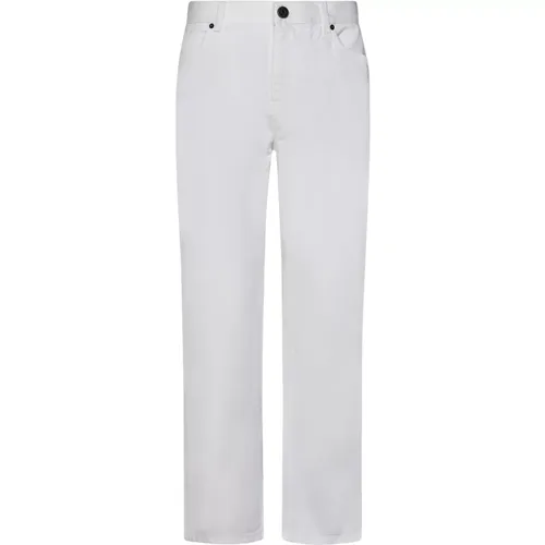 Straight-Leg Jeans with Logo Embroidery , male, Sizes: W33, W30, W31, W32 - Balmain - Modalova