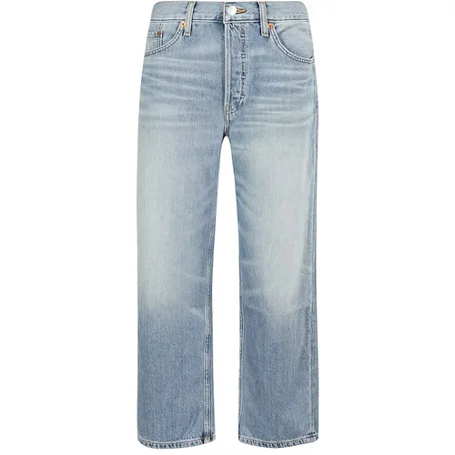 Stylische Kurze Jeans , Damen, Größe: W28 - Re/Done - Modalova