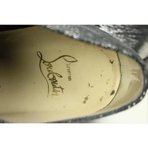 Pre-owned Leather flats , female, Sizes: 4 1/2 UK - Christian Louboutin Pre-owned - Modalova