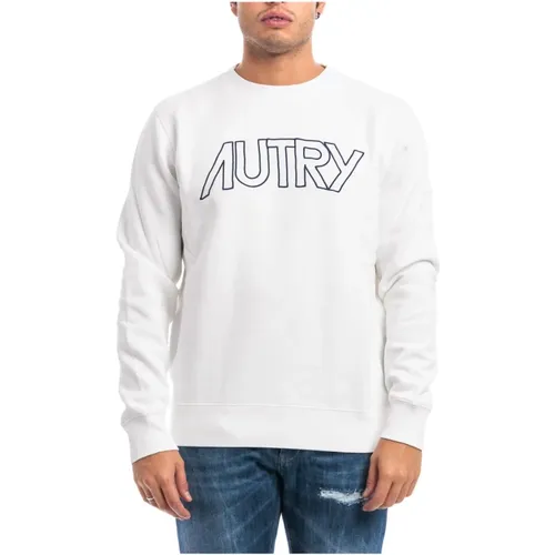 Baumwoll Crewneck Sweatshirt Autry - Autry - Modalova