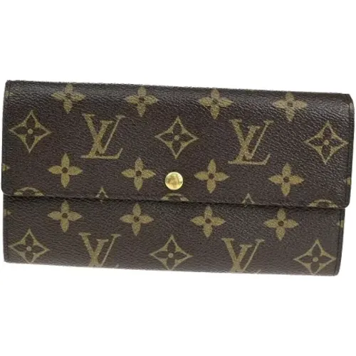 Pre-owned Canvas wallets , female, Sizes: ONE SIZE - Louis Vuitton Vintage - Modalova