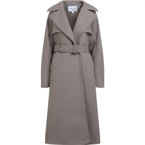 Elegant Nude Neutrals Coat Alaïa - Alaïa - Modalova