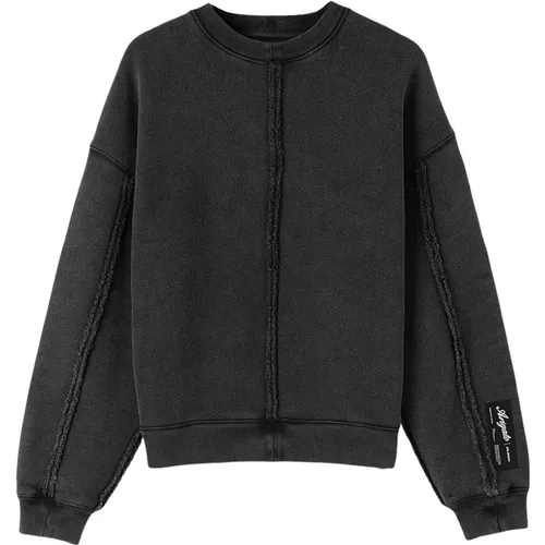 Distressed Oversized Sweatshirt , Herren, Größe: S - Axel Arigato - Modalova