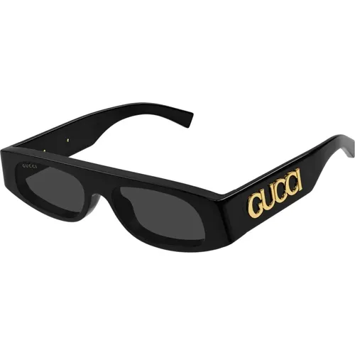 Schwarz/Graue Sonnenbrille Gg1771S , Damen, Größe: 51 MM - Gucci - Modalova