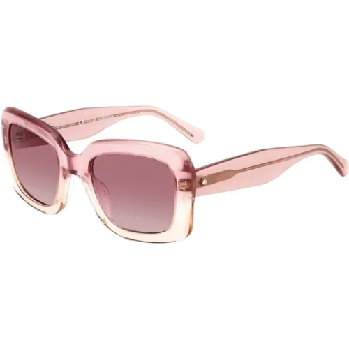 Rosa Acetat Sonnenbrille für Frauen - Kate Spade - Modalova