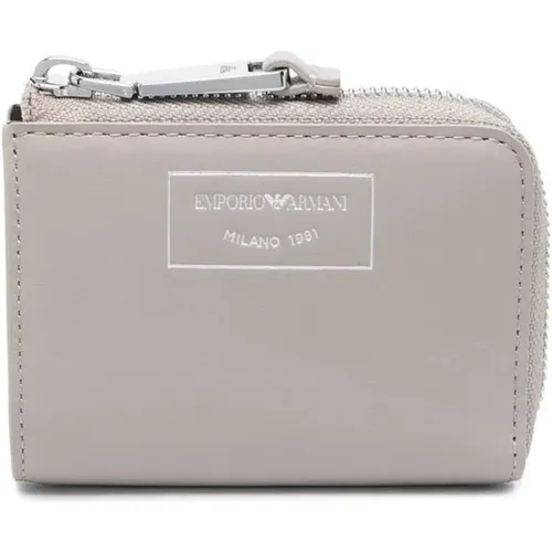 Stilvolle Lederbrieftasche für Frauen , Damen, Größe: ONE Size - Emporio Armani - Modalova