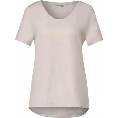 Damen T-Shirt Frühling/Sommer Kollektion , Damen, Größe: L - Street One - Modalova
