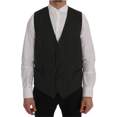 Suit Vests , Herren, Größe: 2XL - Dolce & Gabbana - Modalova