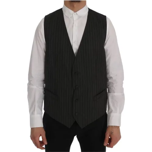 Suit Vests , Herren, Größe: L - Dolce & Gabbana - Modalova