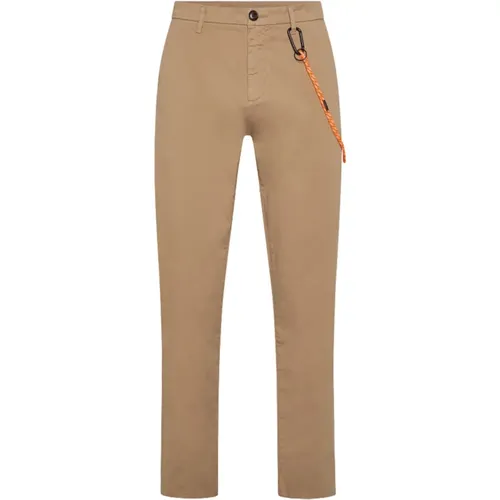 Classic Straight Trousers for Men , male, Sizes: W33, W38 - Sun68 - Modalova