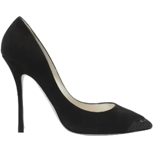 Pre-owned Suede heels , female, Sizes: 8 UK - René Caovilla Pre-owned - Modalova
