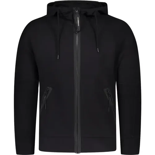 Schwarze Baumwollleichte Jacke 31 Kollektion , Herren, Größe: 2XL - C.P. Company - Modalova