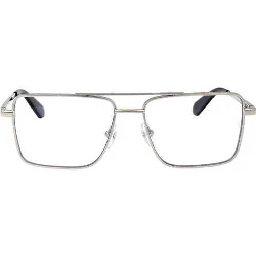 Stylish Optical Style 66 Glasses , unisex, Sizes: 57 MM - Off White - Modalova