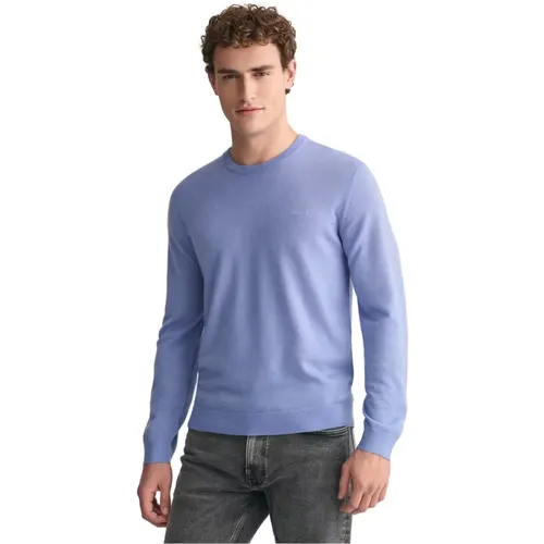 Merino Wool Sweater , male, Sizes: 2XL, L, XL, 3XL - Gant - Modalova