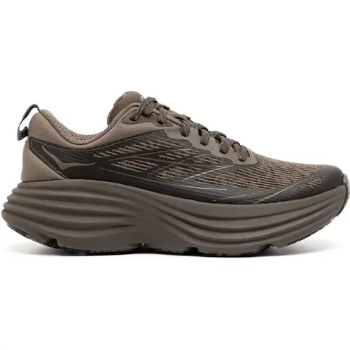 Panelled Sneaker with Logo Print , male, Sizes: 8 UK, 10 UK, 11 UK, 7 UK, 9 UK - Hoka One One - Modalova