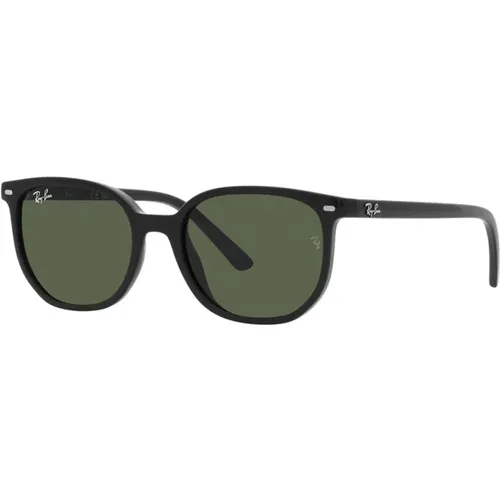 Kinder-Sonnenbrille Elliot JR Schwarz/Grün , unisex, Größe: 46 MM - Ray-Ban - Modalova