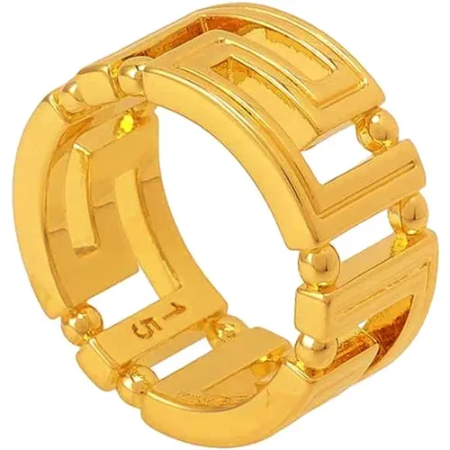 Rings , Herren, Größe: 56 MM - Versace - Modalova