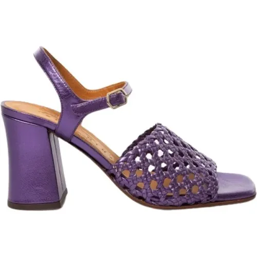 Grape Leather High Heel Sandals , female, Sizes: 7 UK, 3 UK, 6 UK, 4 UK - Chie Mihara - Modalova