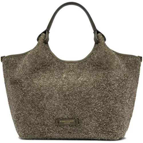 Elegante O Clutch Tasche,Elegante O Stil Leder Tasche,Stilvolle O-Tasche für Frauen,Schicke O Stil Leder Tasche - Gianni Chiarini - Modalova