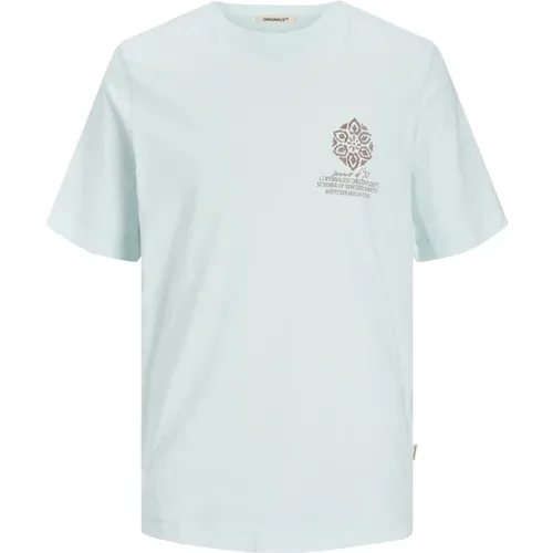 Grafisches Kurzarm-T-Shirt,Grafik Kurzarm T-Shirt - jack & jones - Modalova