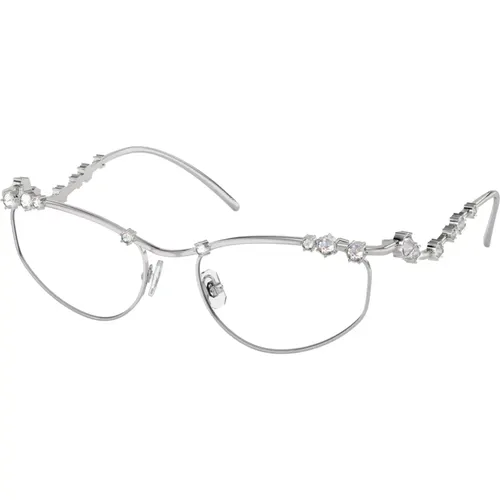 Modebrille Sk1015 in Schwarz , unisex, Größe: 55 MM - Swarovski - Modalova