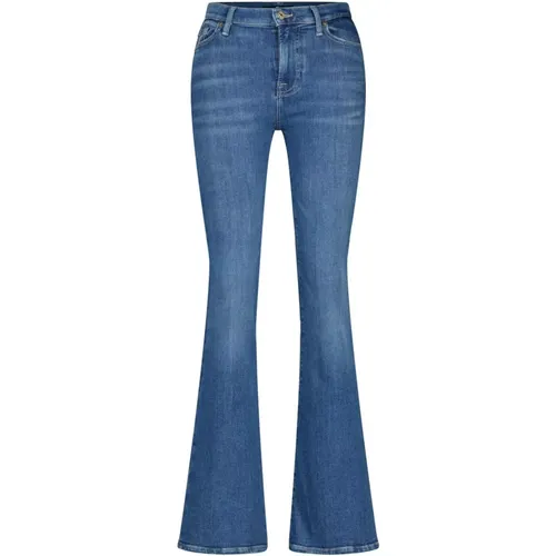 Klassische Flared Jeans , Damen, Größe: W24 - 7 For All Mankind - Modalova