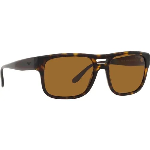 EA 4197 587983 Sonnenbrille - Braune polarisierte Gläser - Emporio Armani - Modalova