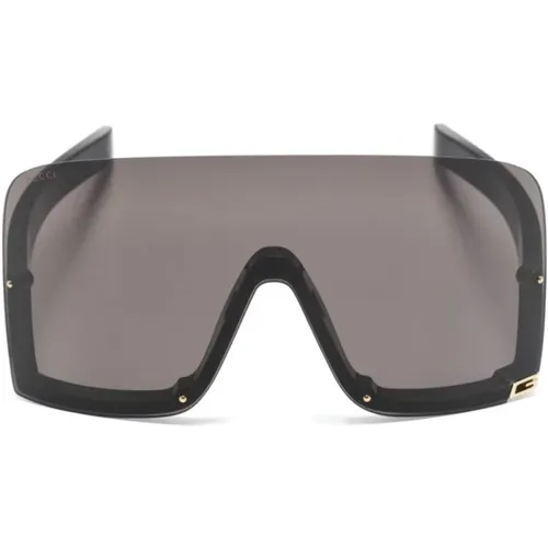 Schwarze Sonnenbrille für den täglichen Gebrauch , Damen, Größe: ONE Size - Gucci - Modalova