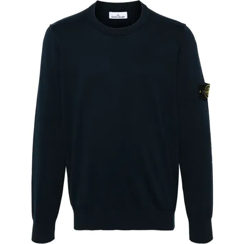 Cotton Crewneck T-Shirt , male, Sizes: XL, L, 2XL - Stone Island - Modalova