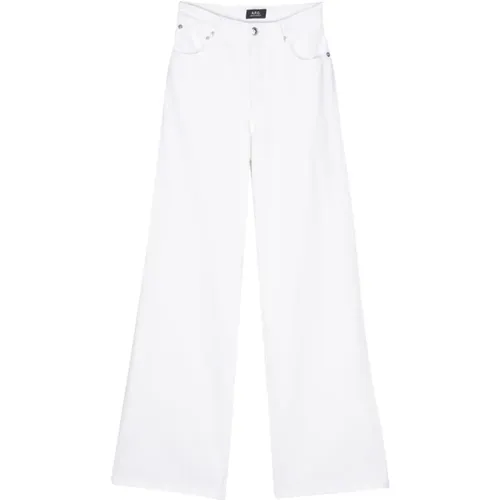 Weiße Denim Jeans , Damen, Größe: W28 - A.p.c. - Modalova
