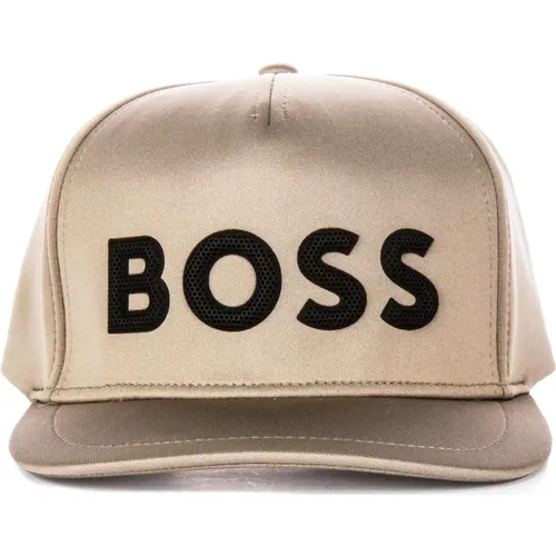 Khaki 5 Panel Cap , unisex, Sizes: ONE SIZE - Boss - Modalova