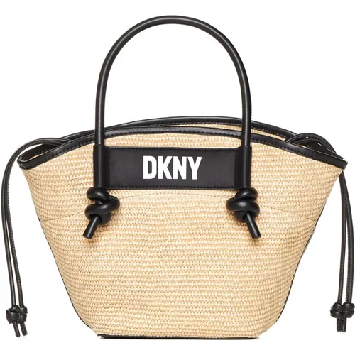 Chic Interwoven Design Shoulder Bag , female, Sizes: ONE SIZE - DKNY - Modalova